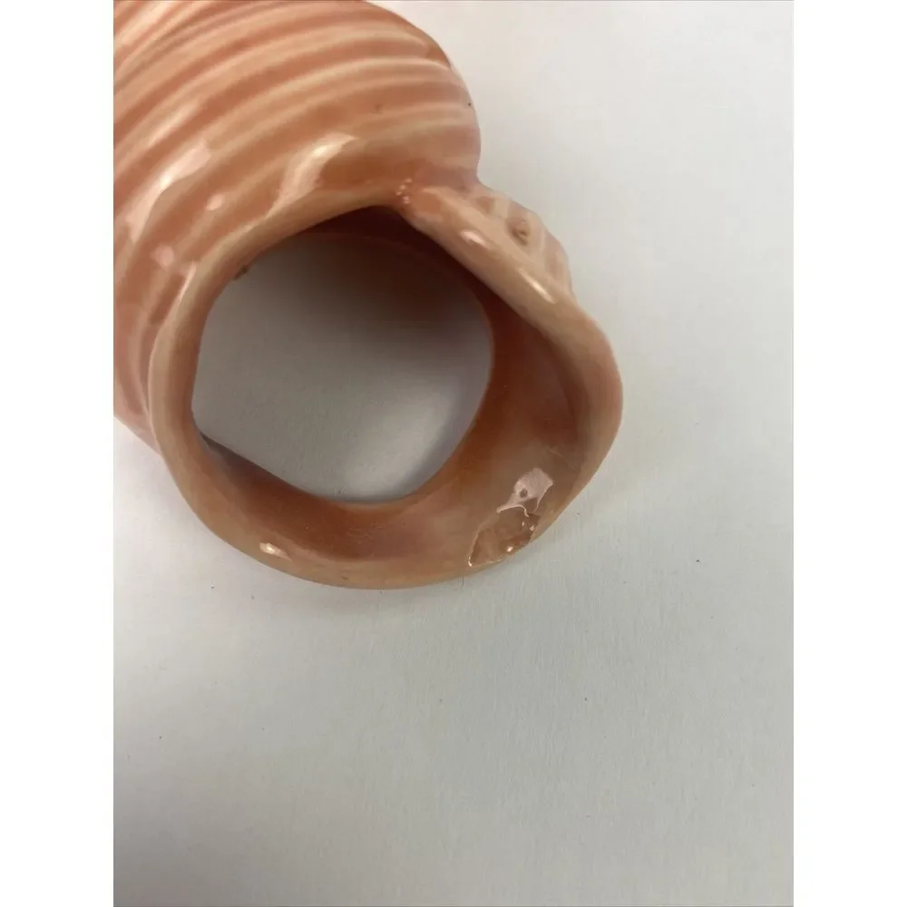 Vintage 1984 Seashells Napkin Rings Set Of 6 Shells‎ & Salt Pepper Shakers